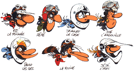 Joe Bar Team: Les personnages ...